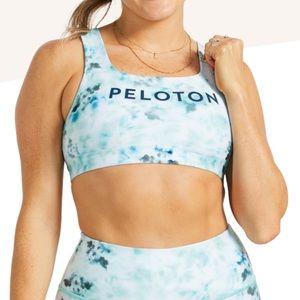 Peloton v-back bra in Diamond Tye Dye, size L
